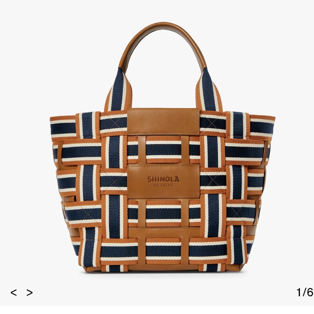 Shinola NEW  Large Bixby Basket Bag